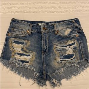 High rise shorts size 4